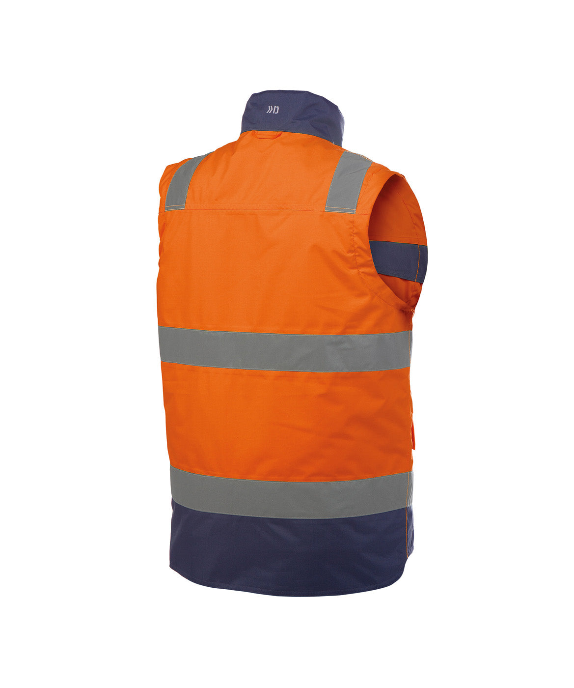 DASSY® Bilbao Warnschutz Weste neonorange/dunkelblau