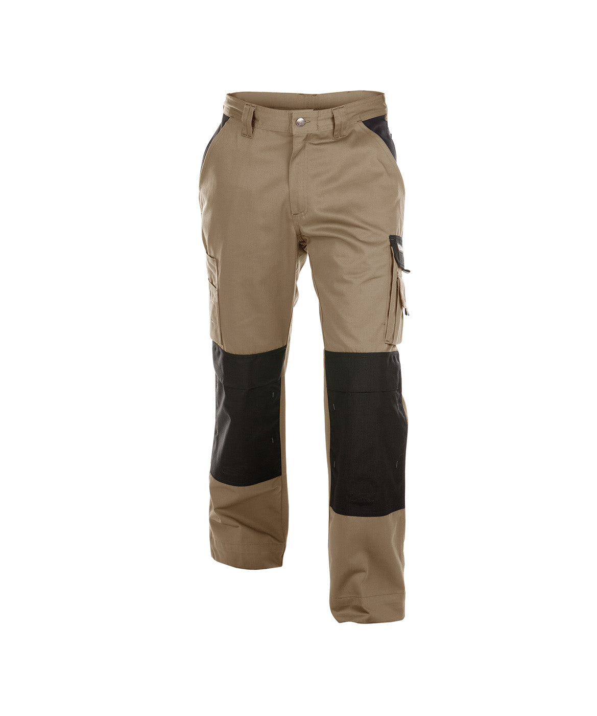 DASSY® Boston Zweifarbige Bundhose mit Kniepolstertaschen khaki/schwarz