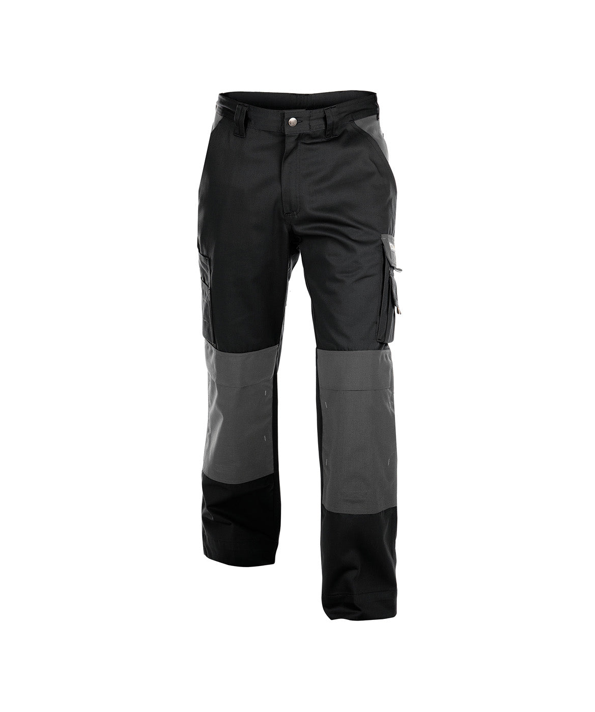 DASSY® Boston Zweifarbige Bundhose mit Kniepolstertaschen schwarz/zementgrau