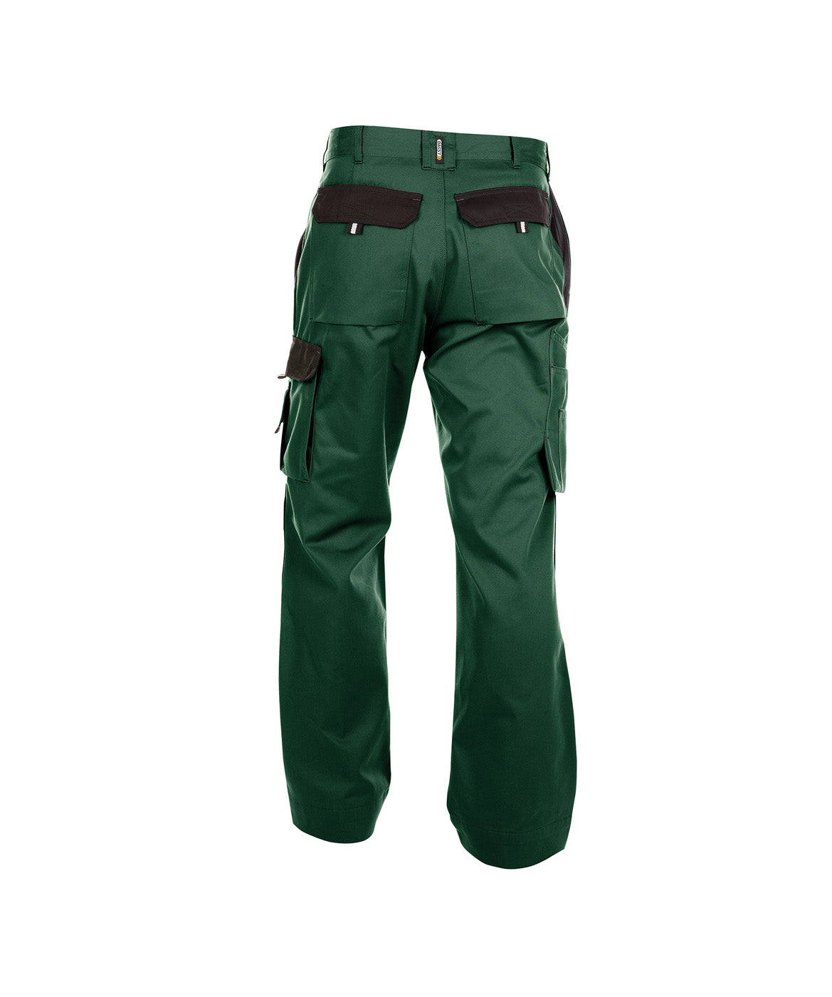 DASSY® Boston Zweifarbige Bundhose mit Kniepolstertaschen flaschengrün/schwarz
