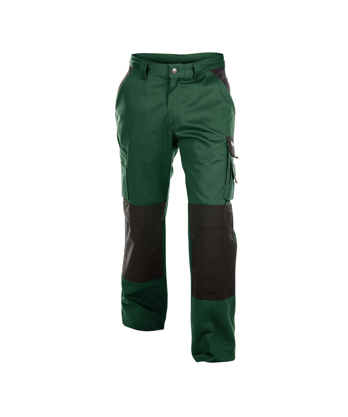 DASSY® Boston Zweifarbige Bundhose mit Kniepolstertaschen flaschengrün/schwarz