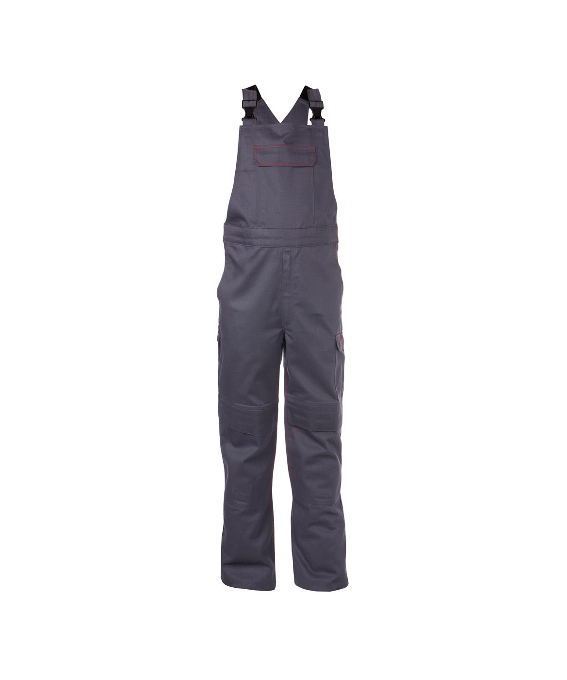 DASSY® Dakota Flammhemmende Latzhose mit Kniepolstertaschen zementgrau