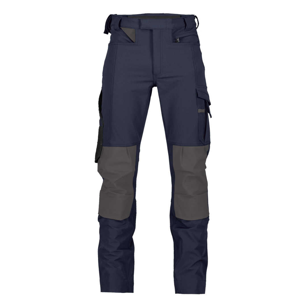 DASSY Impax Stretch-Arbeitshose mit Kniepolstertaschen dunkelblau