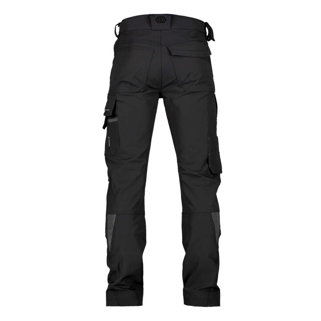 DASSY Impax Stretch-Arbeitshose mit Kniepolstertaschen schwarz
