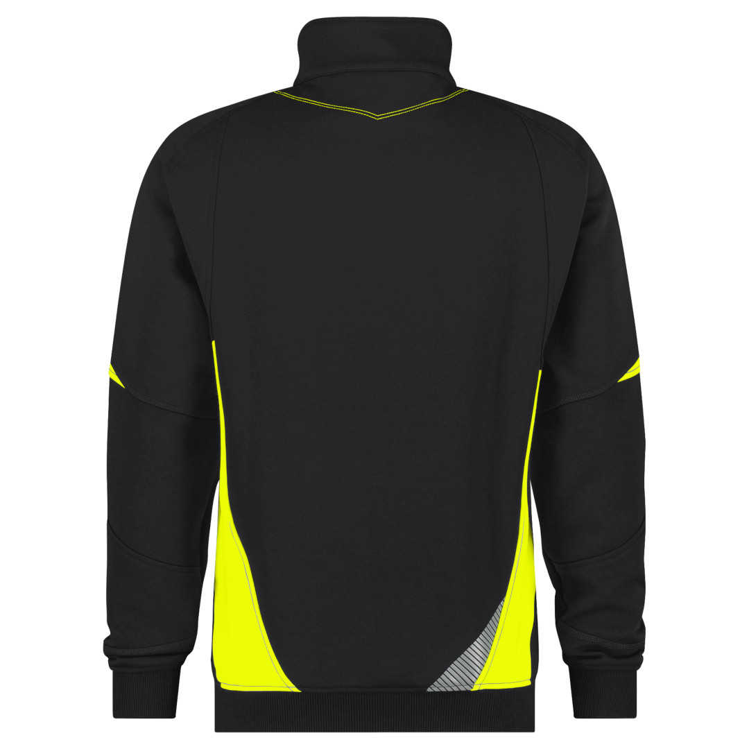 DASSY ARATU Sweatshirt schwarz-neongelb