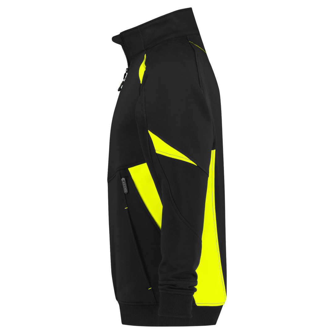 DASSY ARATU Sweatshirt schwarz-neongelb