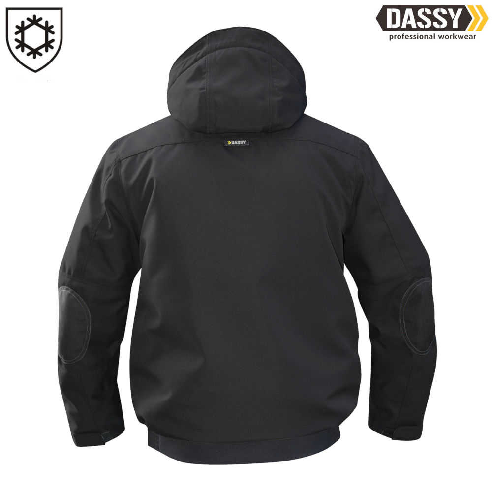 DASSY Austin Winterjacke Canvas schwarz