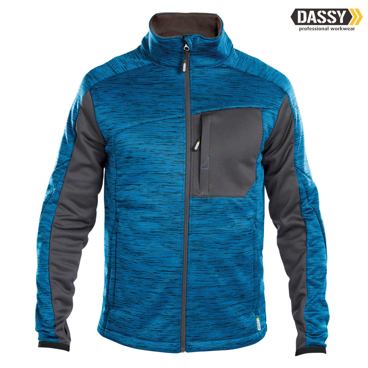 Fleecejacke Dassy Convex Midlayer azurblau