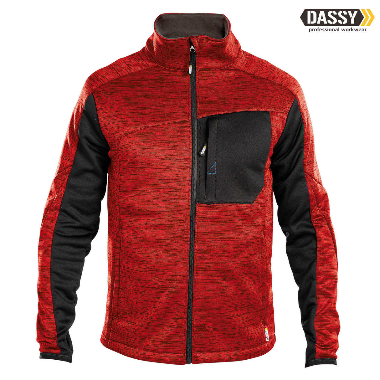 Fleecejacke Dassy Convex Midlayer rot