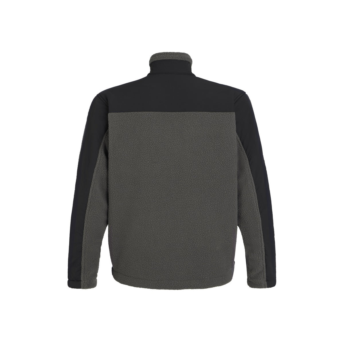 DASSY Haven 550005 Teddyfleecejacke Anthrazitgrau/Schwarz – hinten