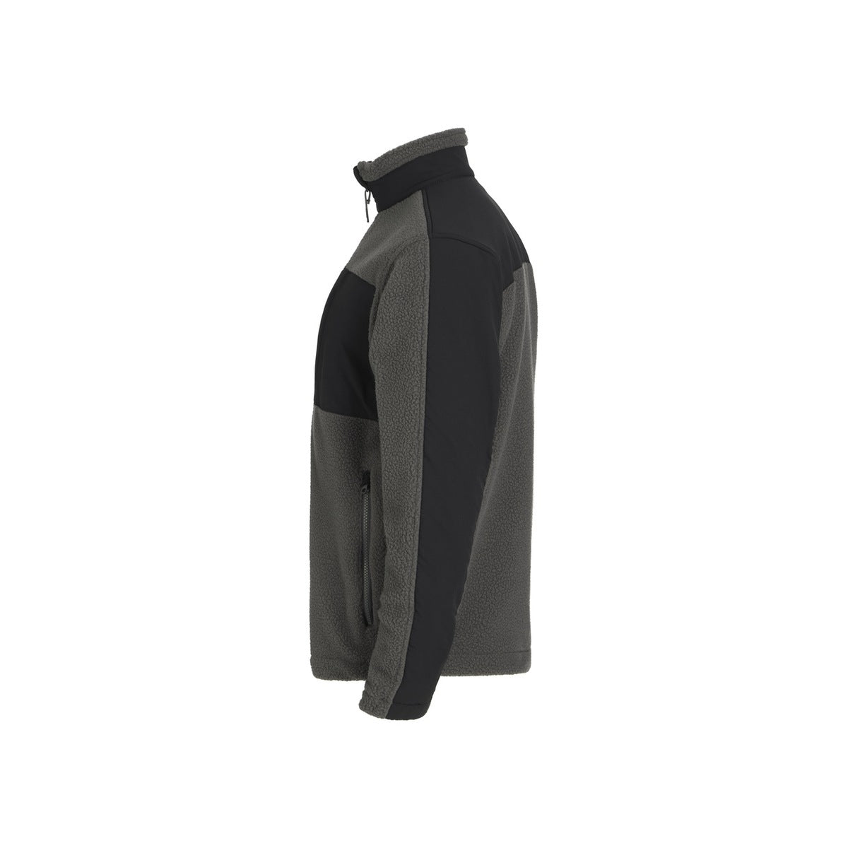 DASSY Haven 550005 Teddyfleecejacke Anthrazitgrau/Schwarz – seite