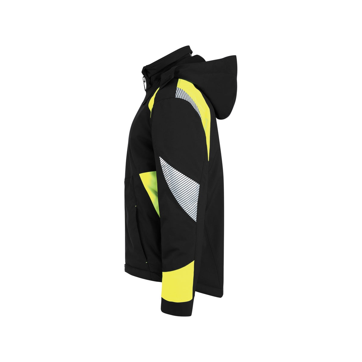 DASSY Itaqui 300599 Winterjacke Schwarz/Neongelb – Seitenansicht