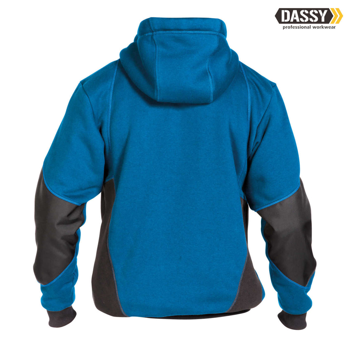 DASSY Pulse Sweatshirt-Jacke azurblau grau