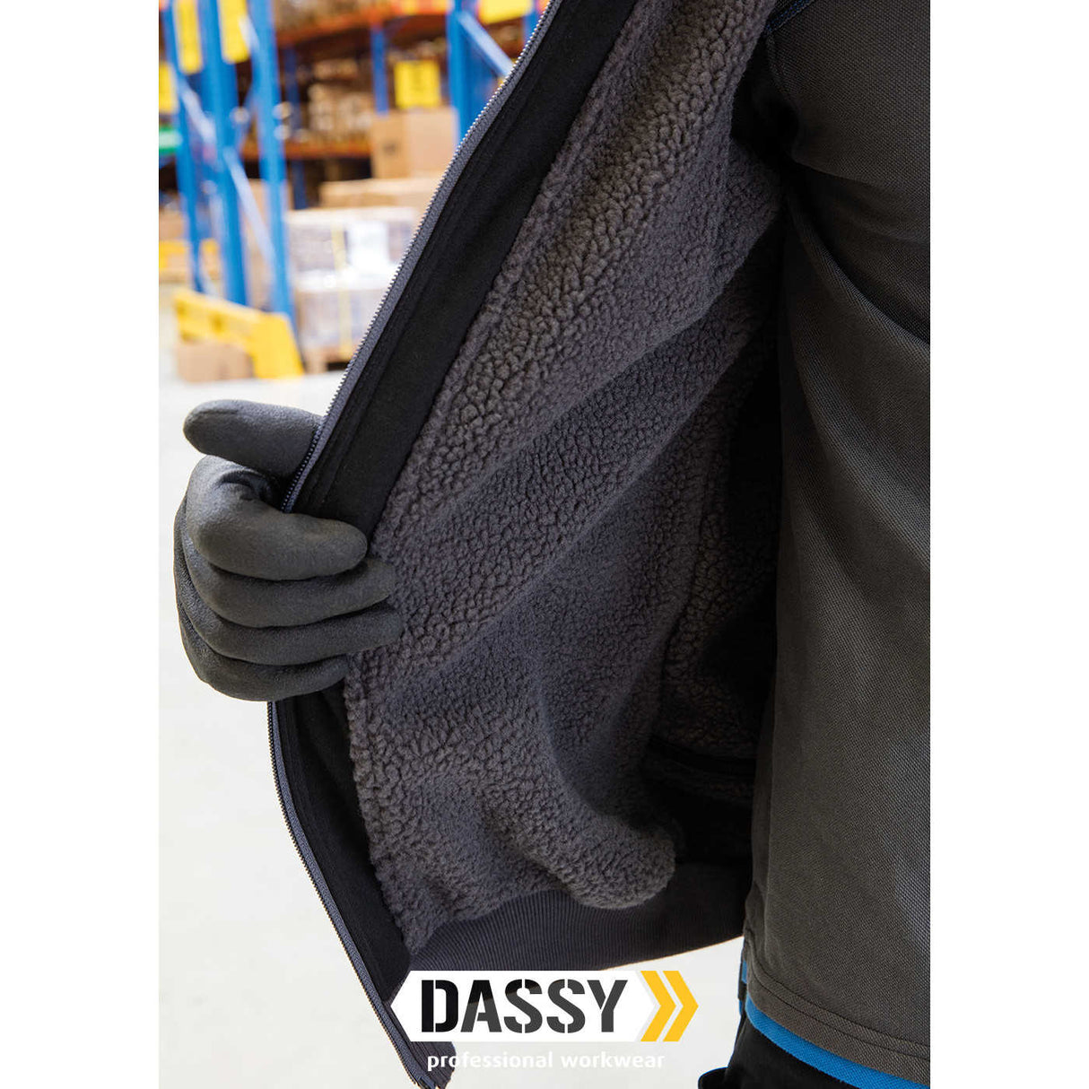 DASSY Pulse Sweatshirt-Jacke webpelz