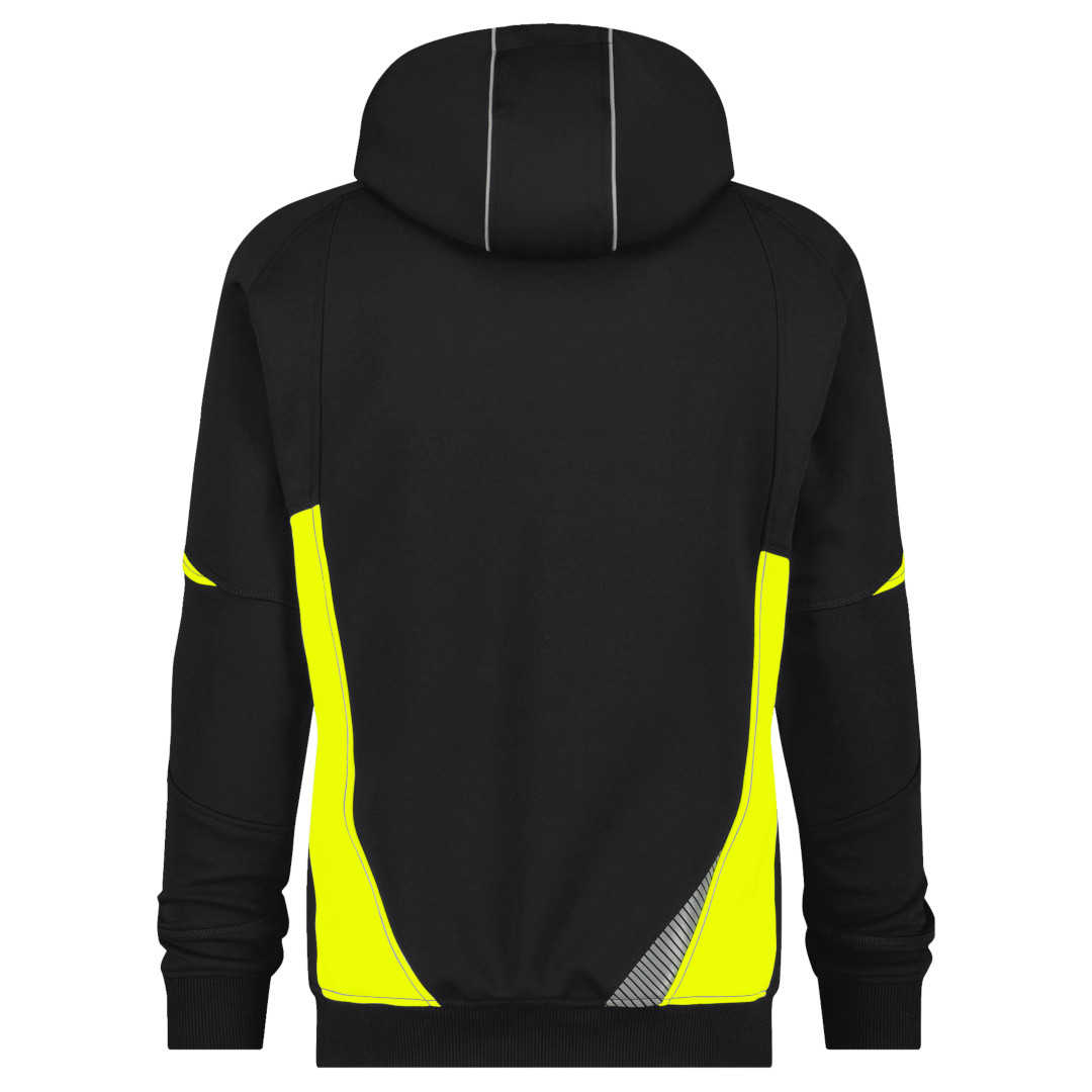 DASSY Logix Sweatjacke Santos schwarz neongelb