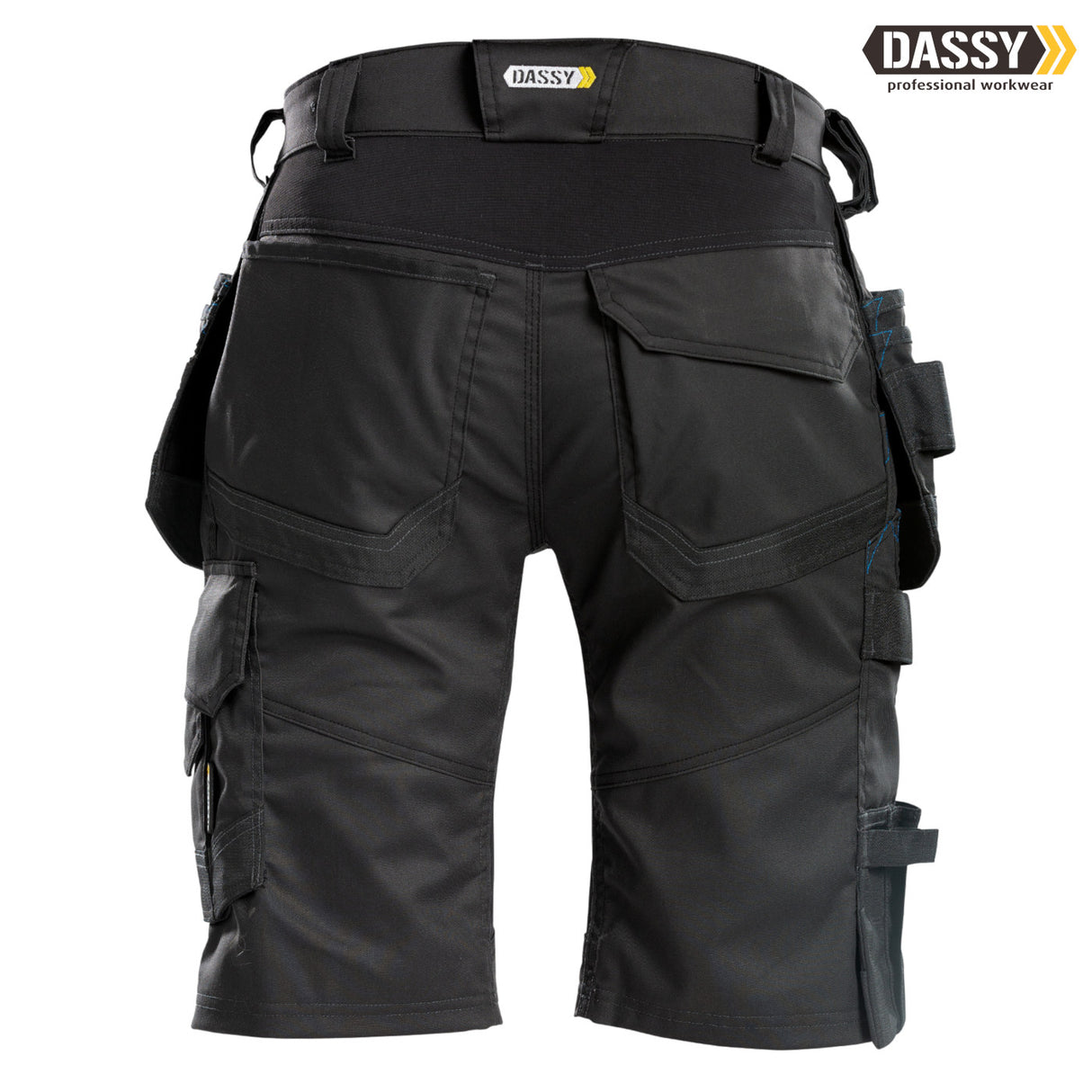 DASSY® TRIX MULTITASCHEN-SHORT MIT STRETCH schwarz