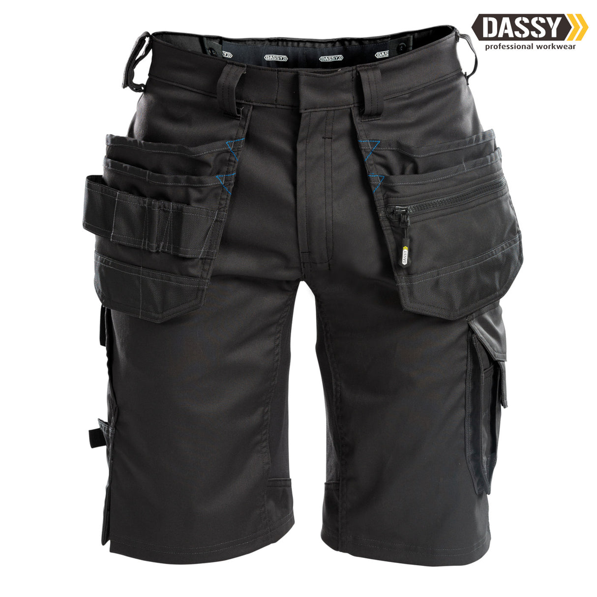 DASSY® TRIX MULTITASCHEN-SHORT MIT STRETCH schwarz