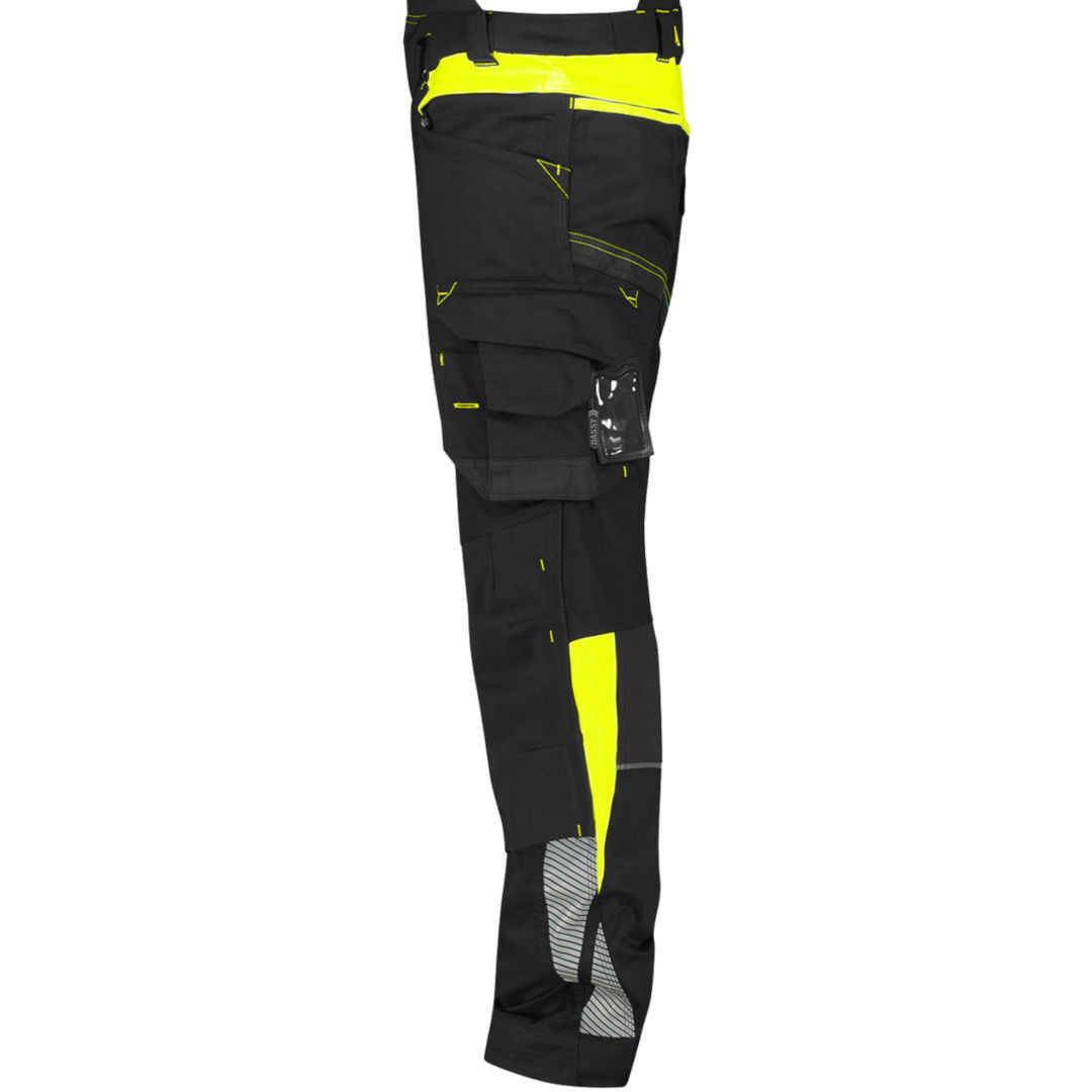 Dassy Ulsan Arbeitslatzhose mit Stretch schwarz-neongelb