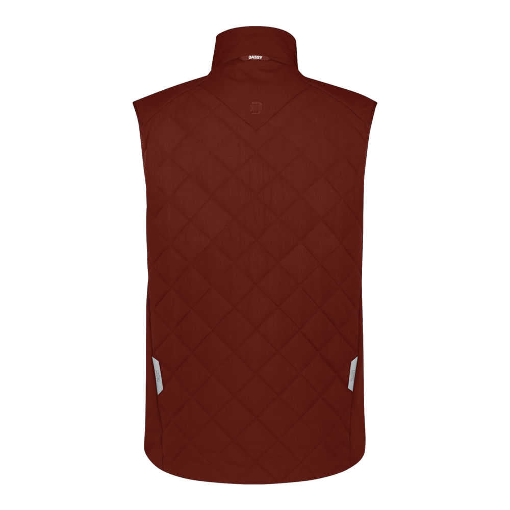 Dassy Yala Winterweste Vivid ziegelrot