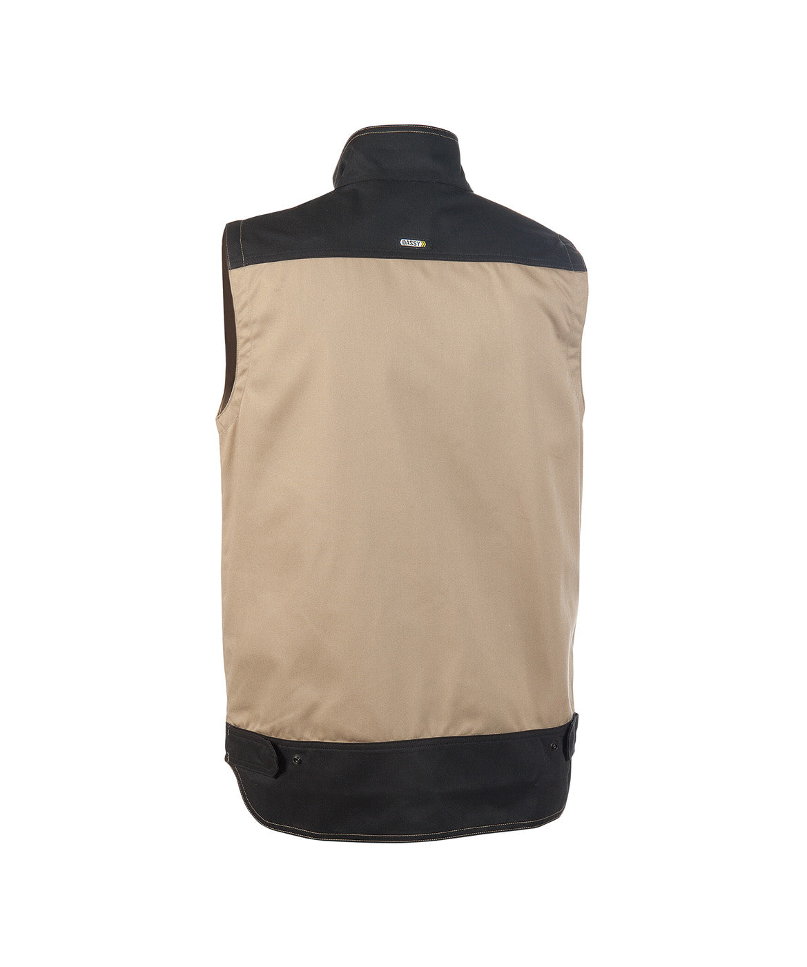 DASSY® Faro Zweifarbige Sommerweste khaki/schwarz