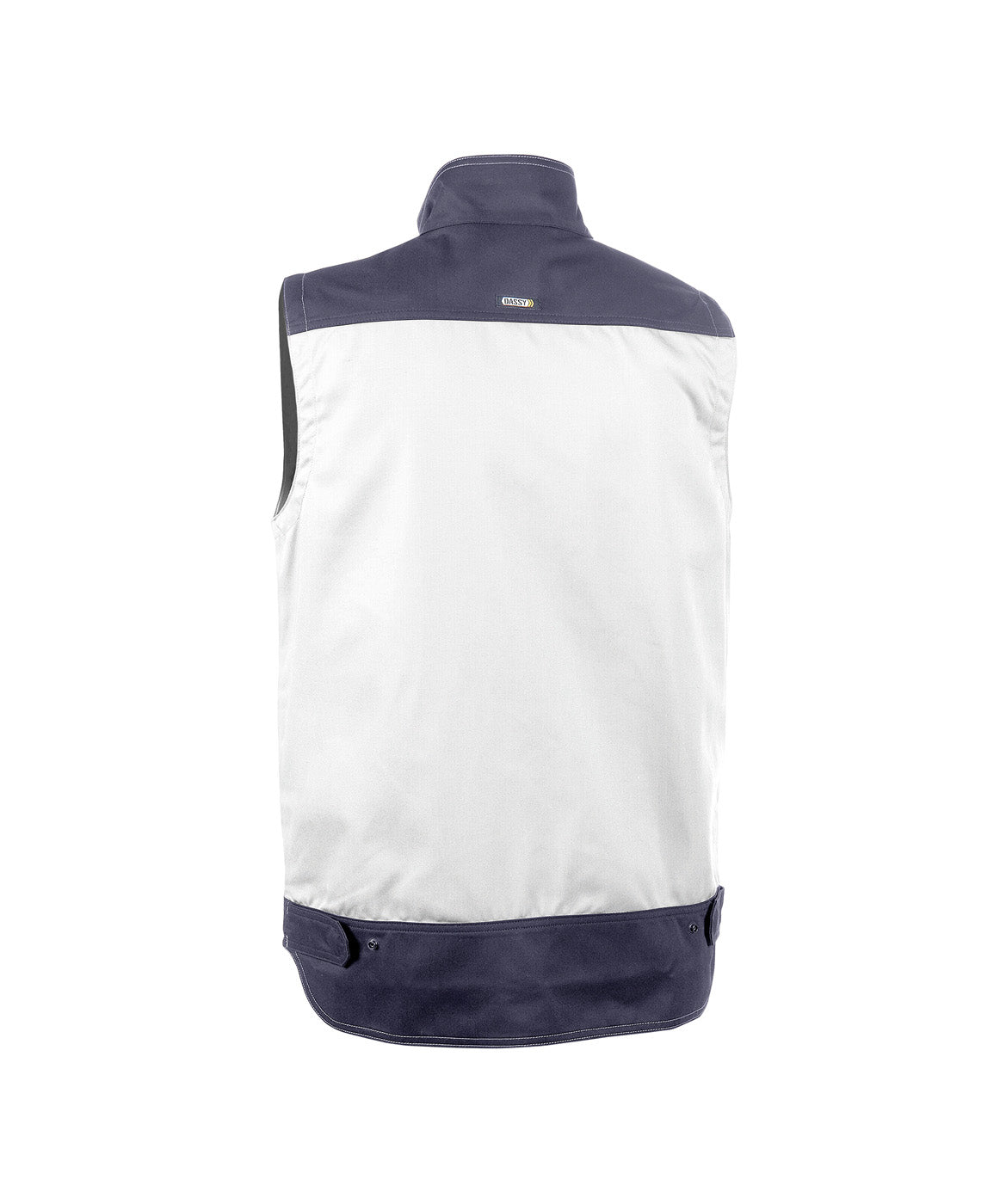 DASSY® Faro Zweifarbige Sommerweste weiß/zementgrau