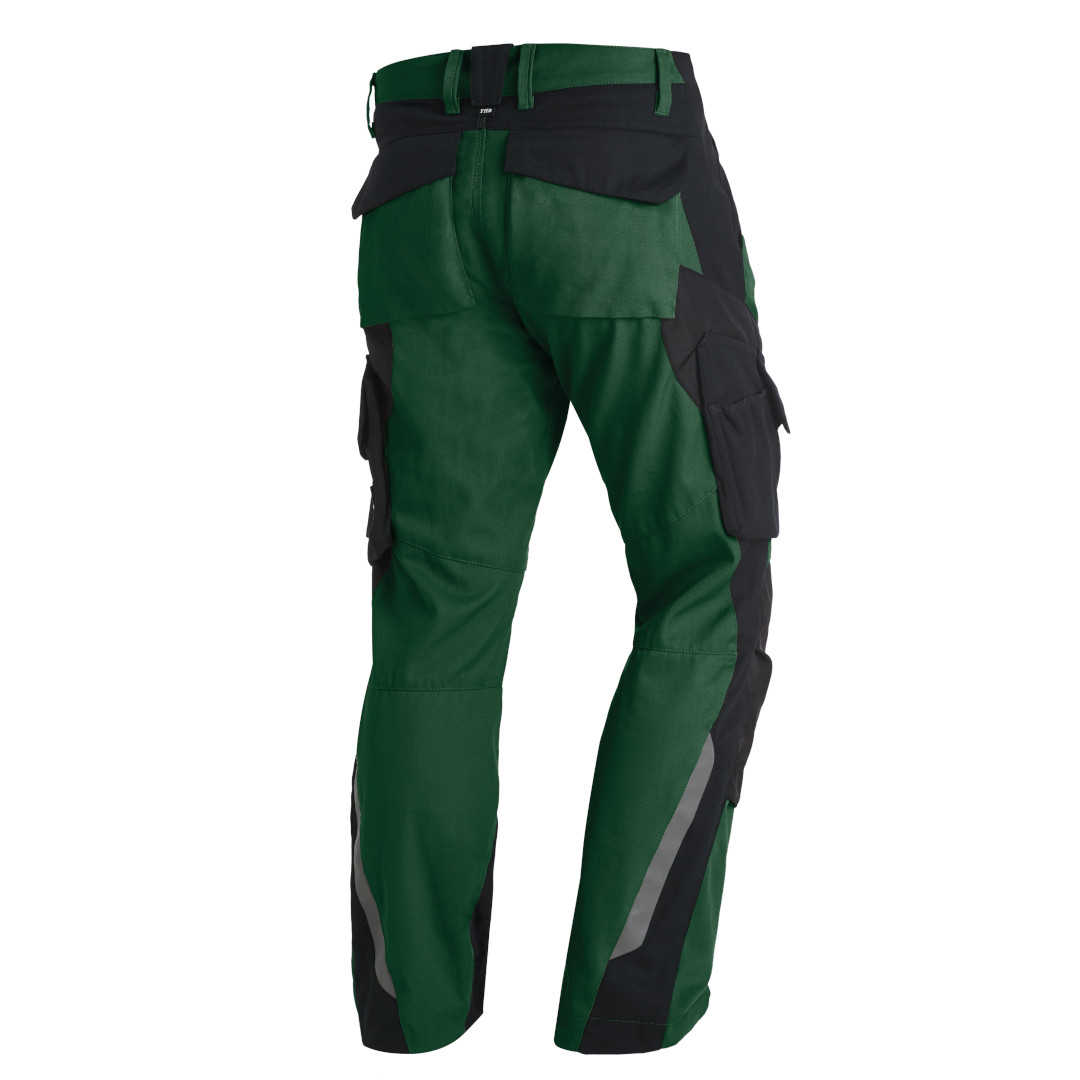 FHB FLORIAN Arbeitshose grün-schwarz