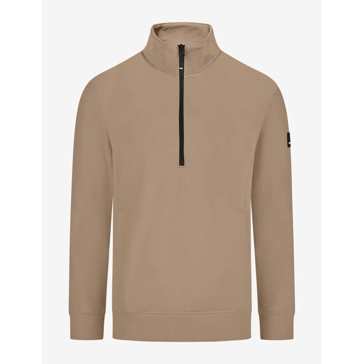 FHB KALLE 821150 Zip-Sweatshirt in Beige – Vorderansicht