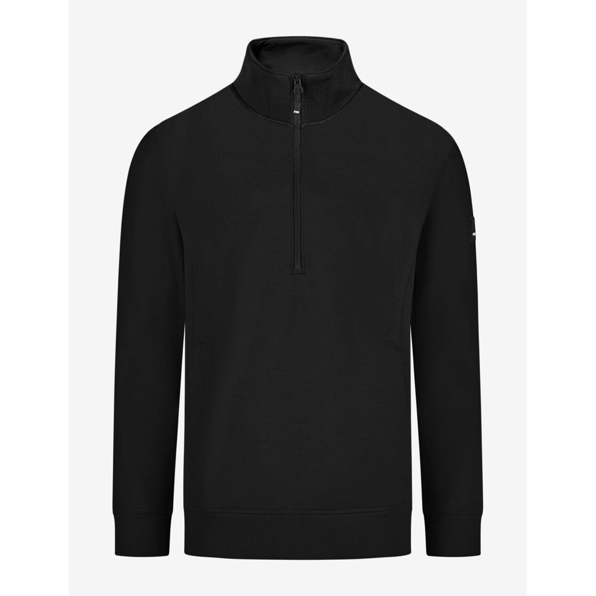FHB KALLE 821150 Zip-Sweatshirt in Schwarz – Vorderansicht