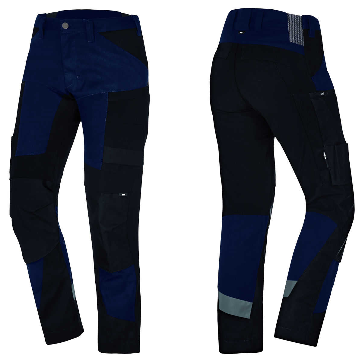 FHB Leo Arbeitshose elastisch marine schwarz