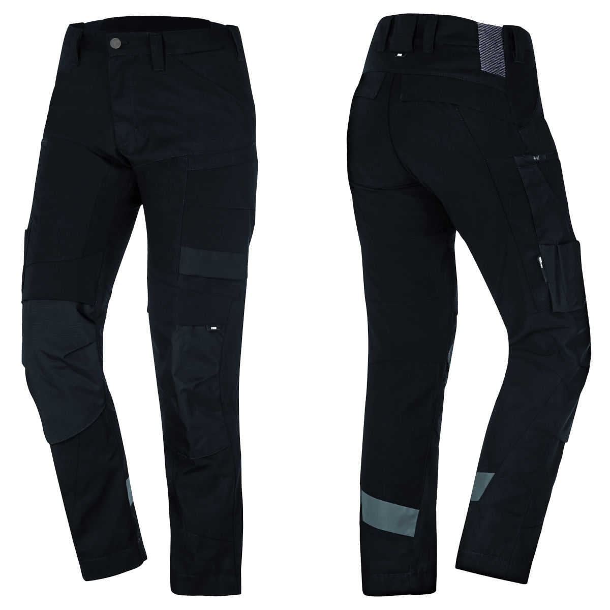 FHB Leo Arbeitshose elastisch schwarz