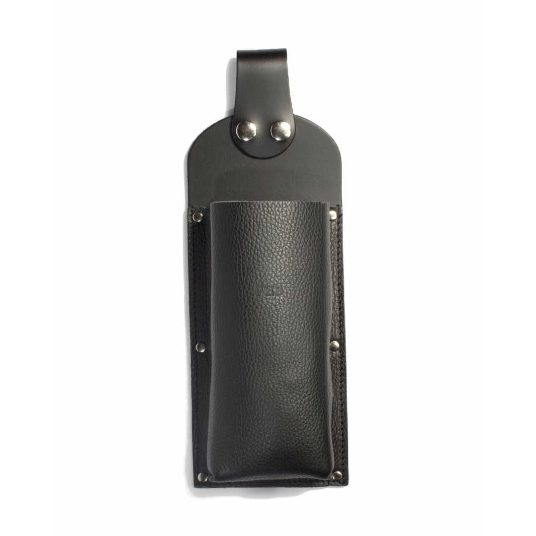 FHB Sepp Langnageltasche für Sparrennägel – Leder schwarz Vorderansicht