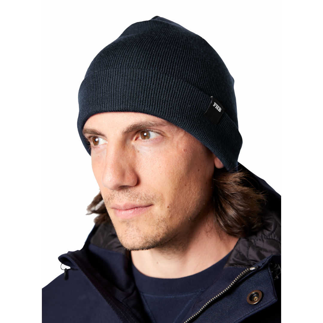 FHB WENDELIN Wollmütze marine