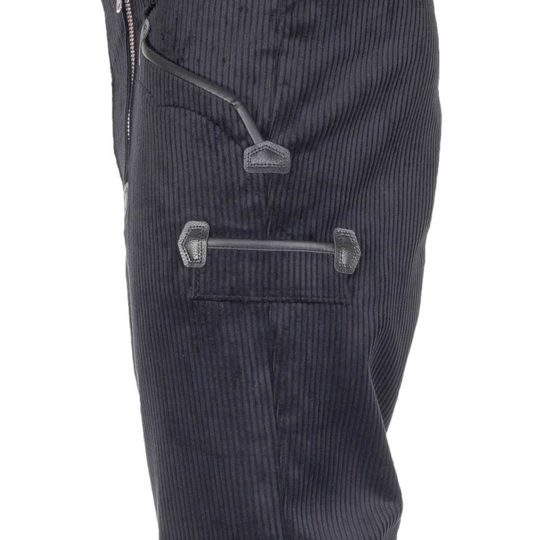 FHB PAUL Zunfthose Trenkercord schwarz