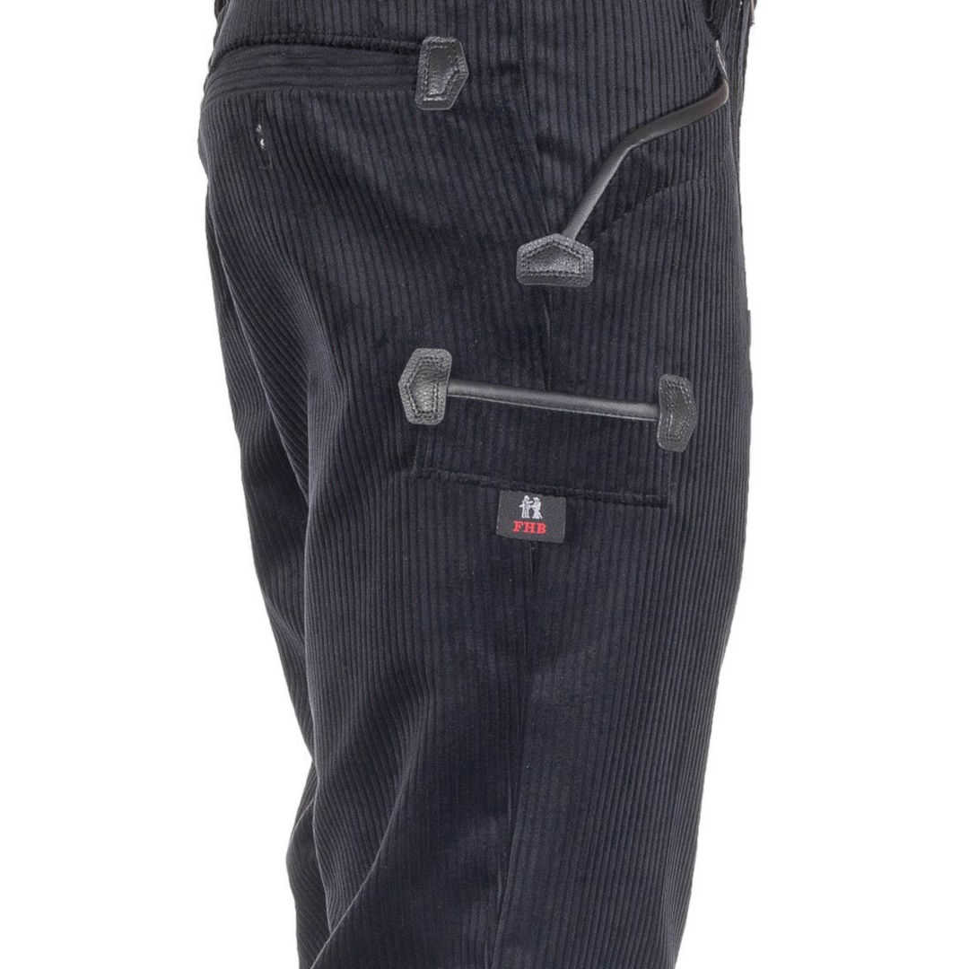 FHB PAUL Zunfthose Trenkercord schwarz