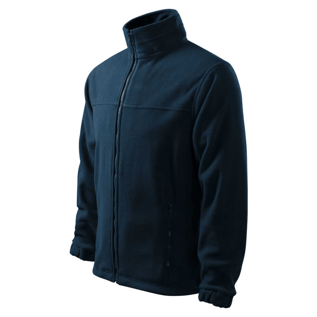 Warme Fleecejacke Herren dunkelblau
