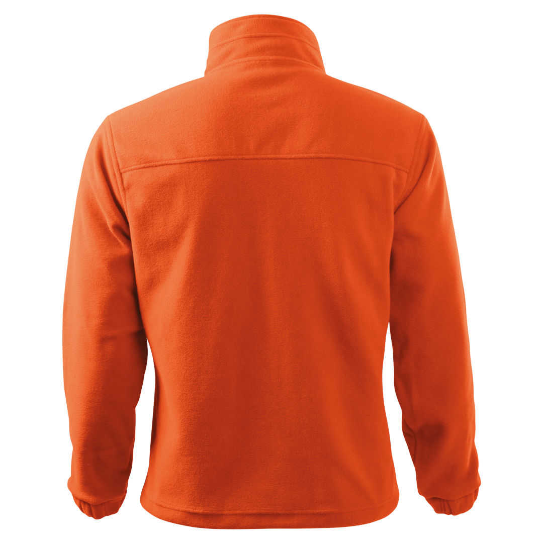 Warme Fleecejacke Herren orange