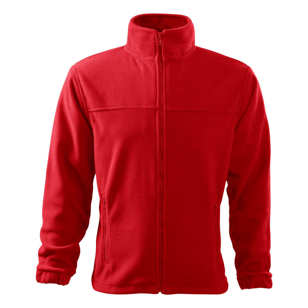 Warme Fleecejacke Herren rot