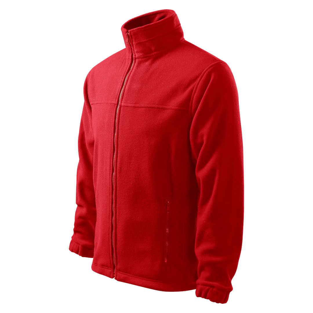 Warme Fleecejacke Herren rot