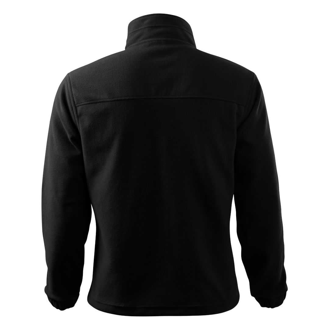 Warme Fleecejacke Herren schwarz