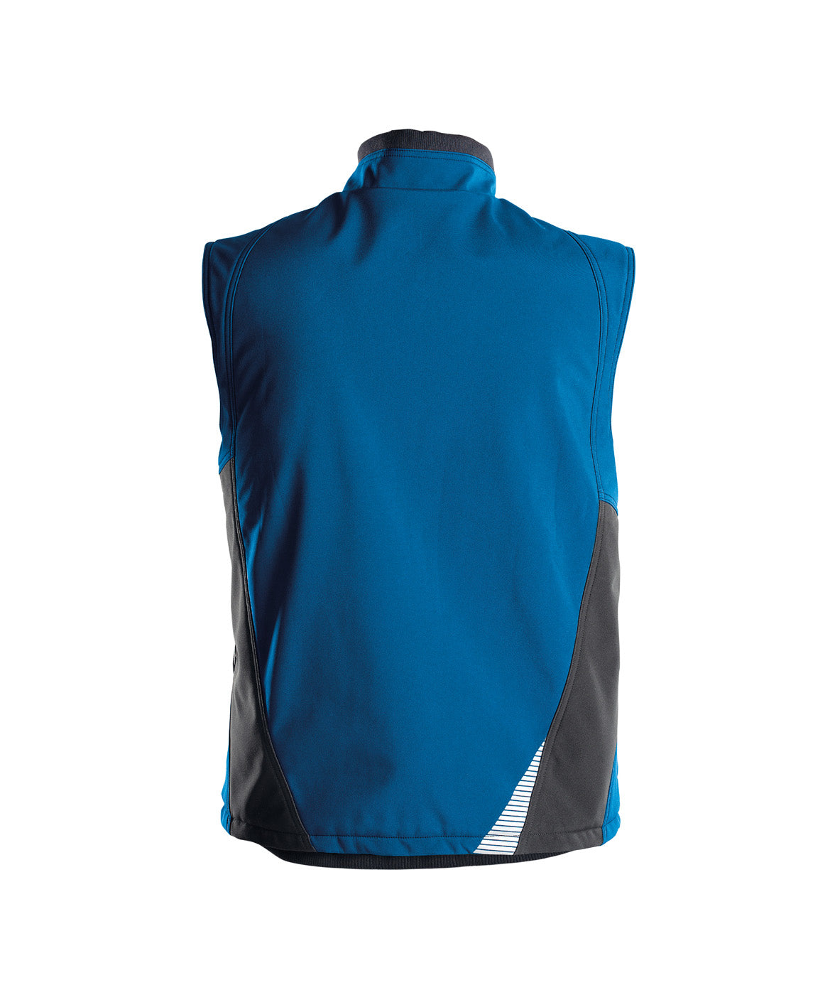 DASSY Fusion Softshell-Weste azurblau/anthrazitgrau