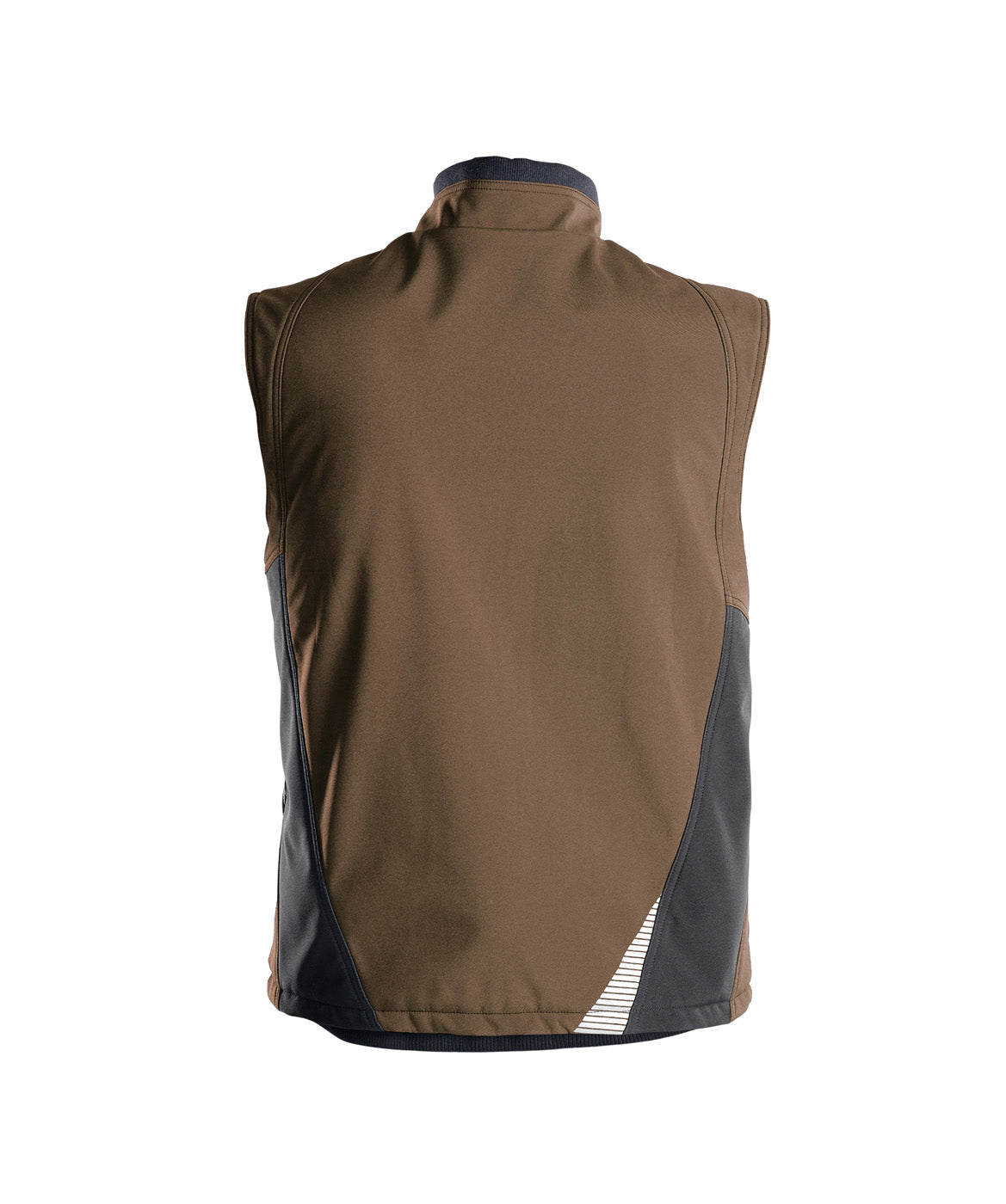 DASSY Fusion Softshell-Weste lehmbraun/anthrazitgrau