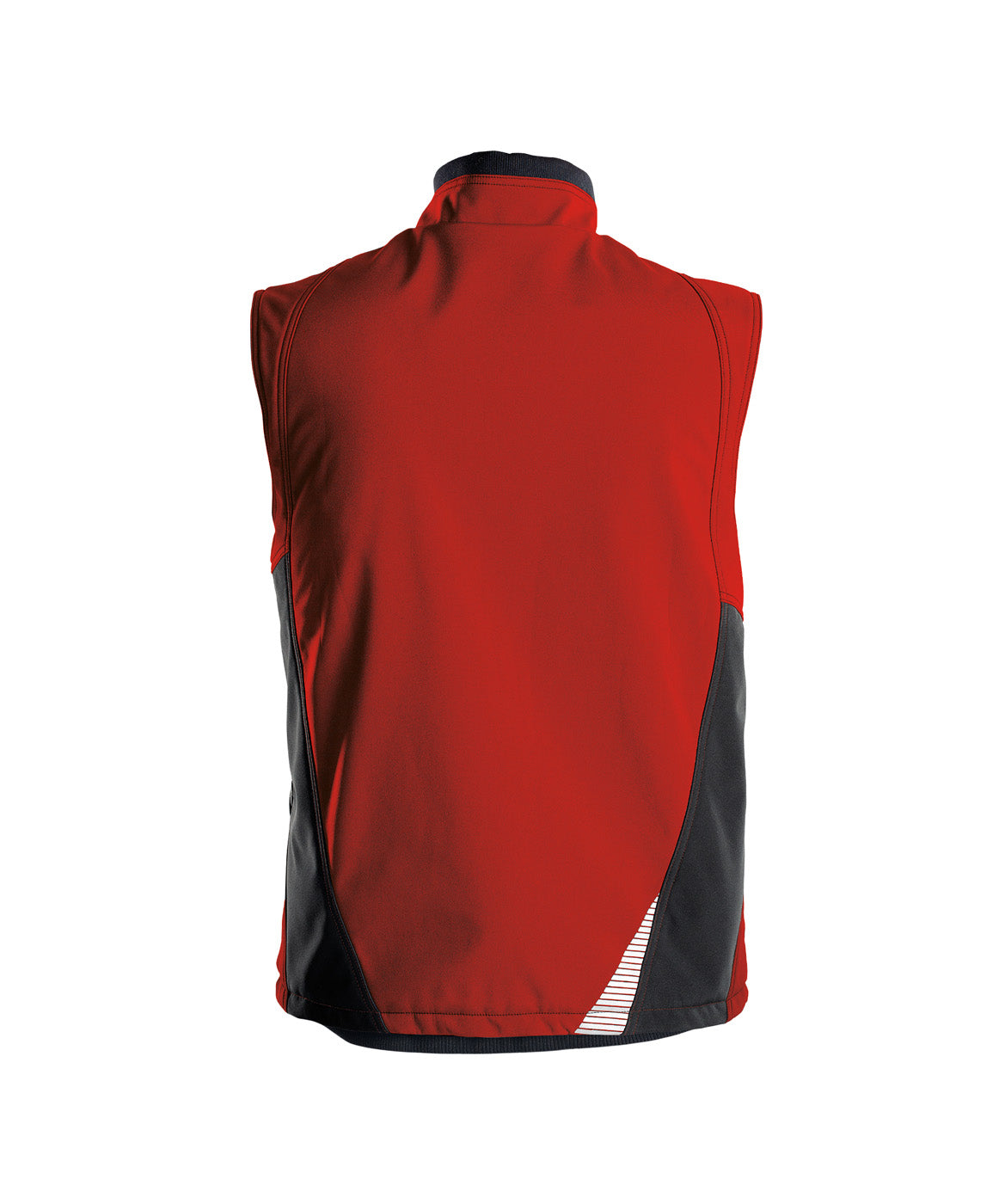 DASSY Fusion Softshell-Weste rot/schwarz
