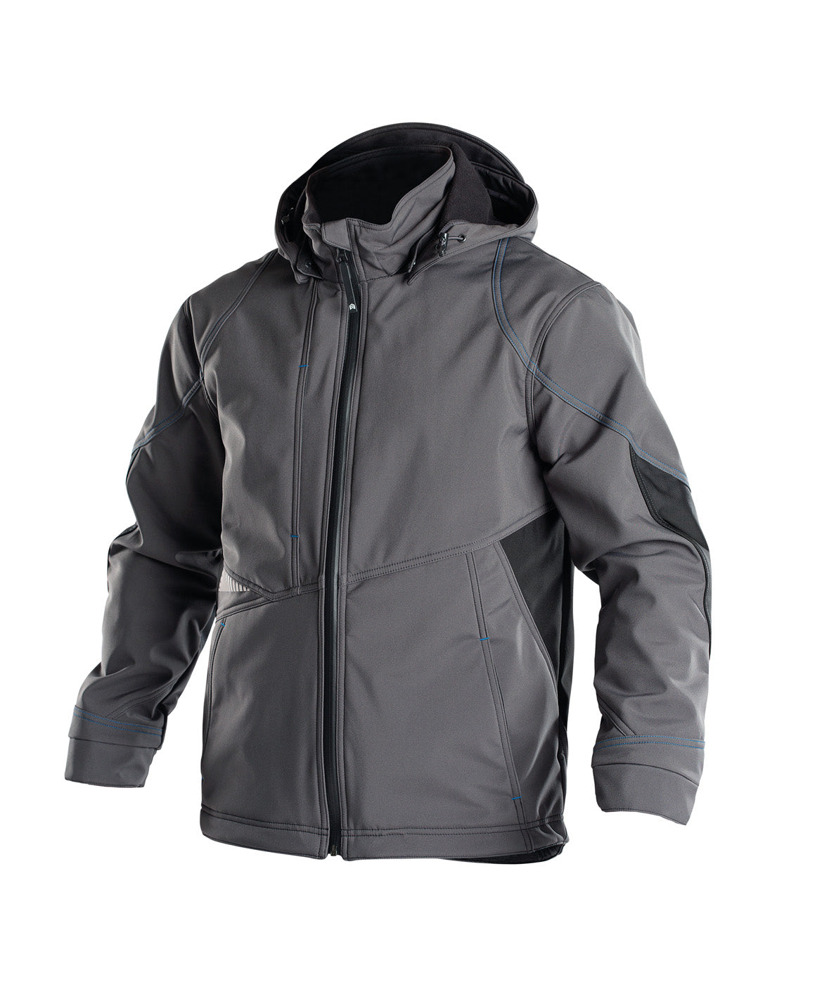 DASSY® Gravity Softshell-Jacke anthrazitgrau/schwarz