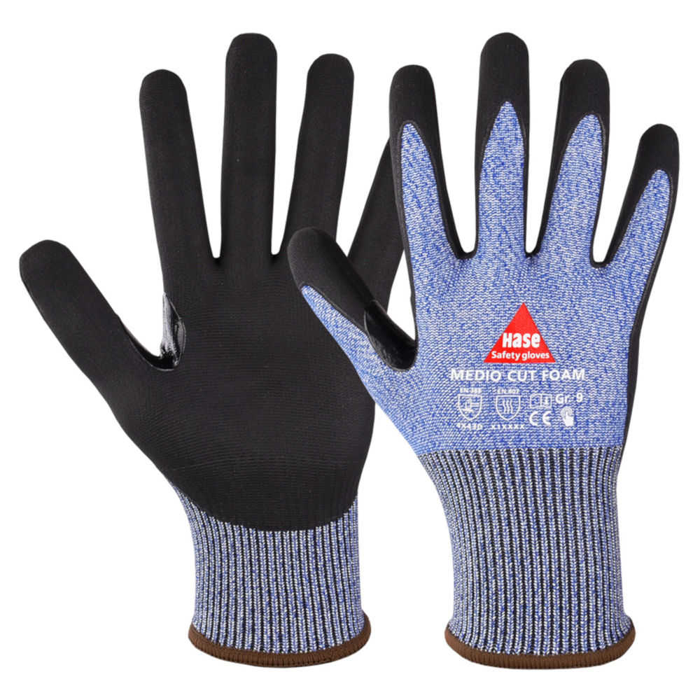 Hase Medio Cut Foam Schnittschutzhandschuhe Klasse D