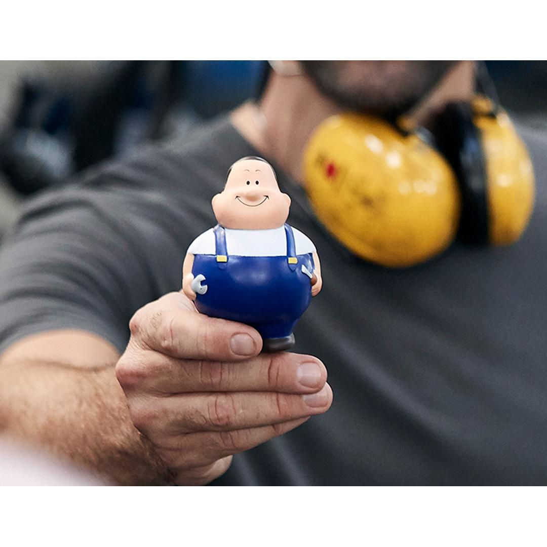 Herr Bert Schrauber blau