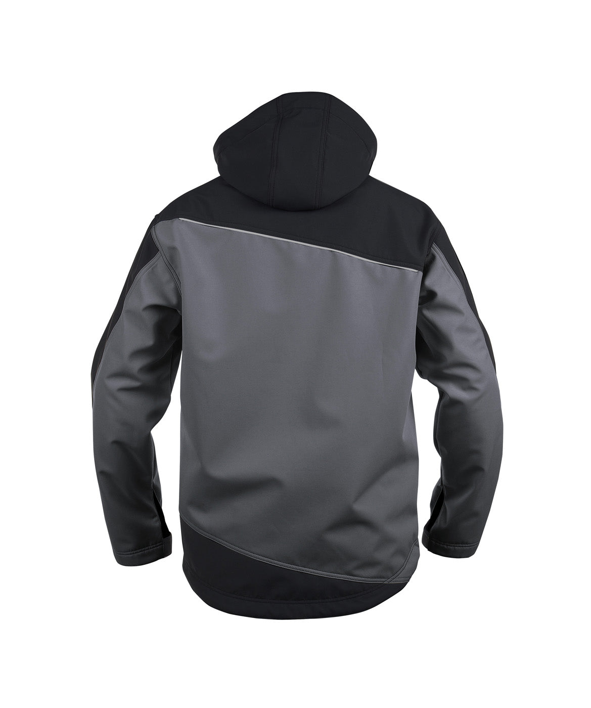 DASSY® Jakarta Zweifarbige Softshell-Jacke zementgrau/schwarz