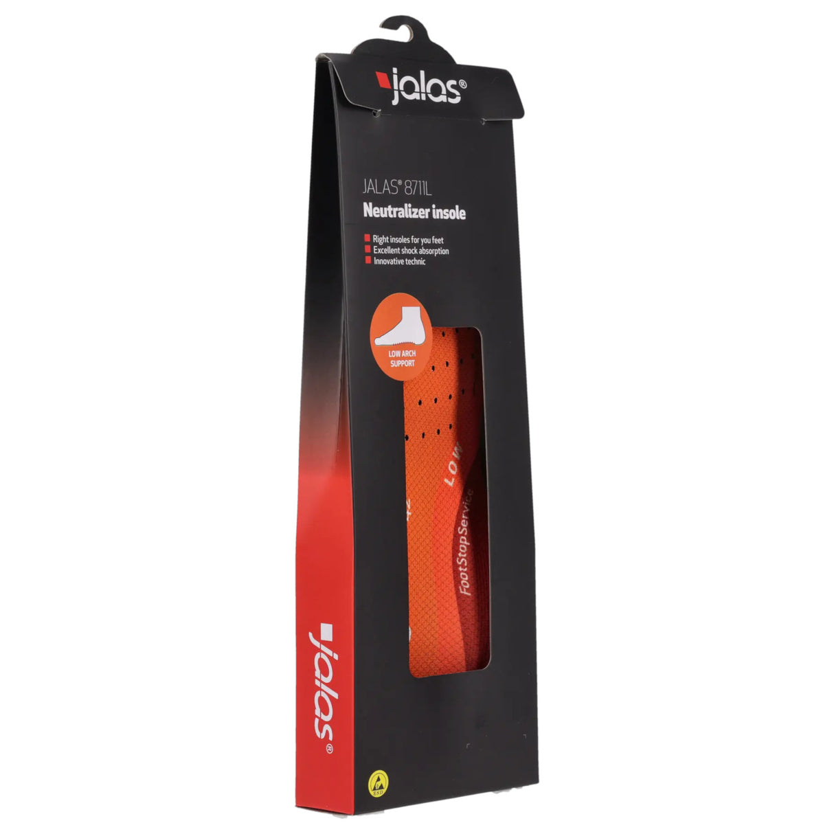 JALAS 8711l LOW ARCH SUPPORT Einlegesohle für flaches Fußgewölbe
