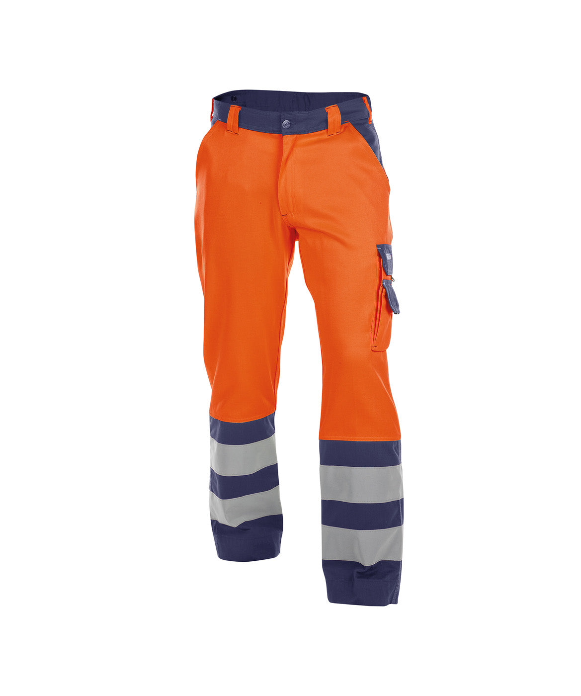 DASSY® Lancaster Warnschutz Bundhose neonorange/dunkelblau