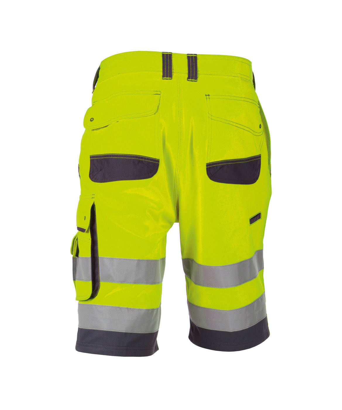 DASSY® Lucca Warnschutz Arbeitsshort neongelb/zementgrau