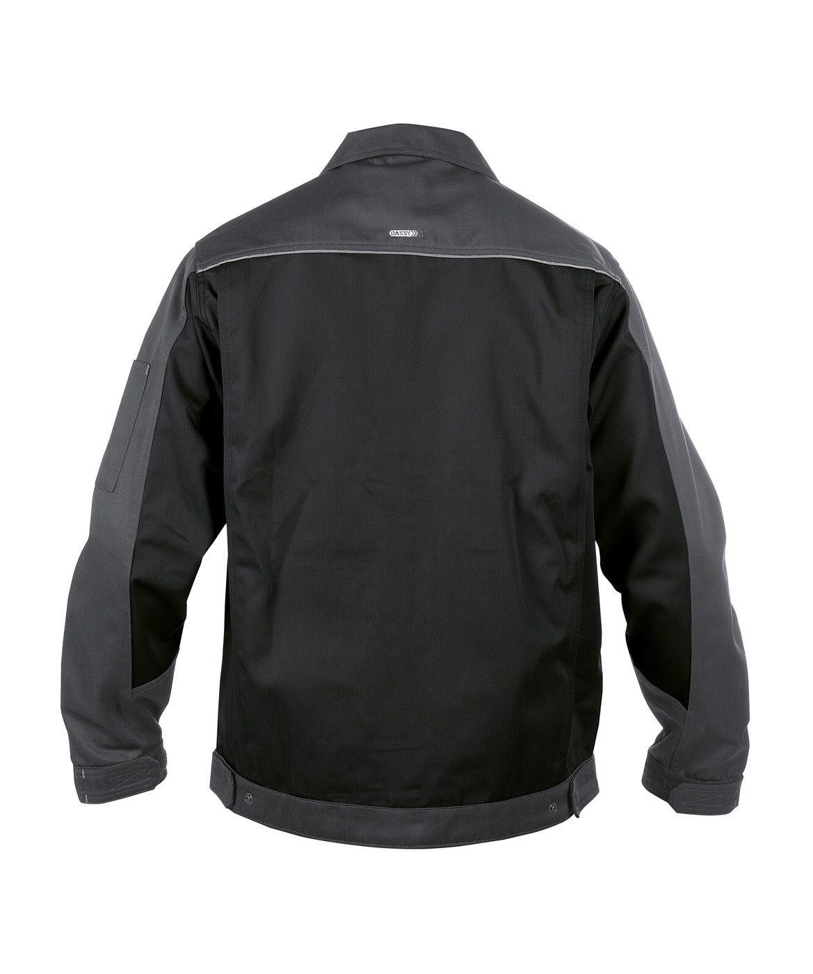 DASSY® Lugano Zweifarbige Arbeitsjacke schwarz/zementgrau